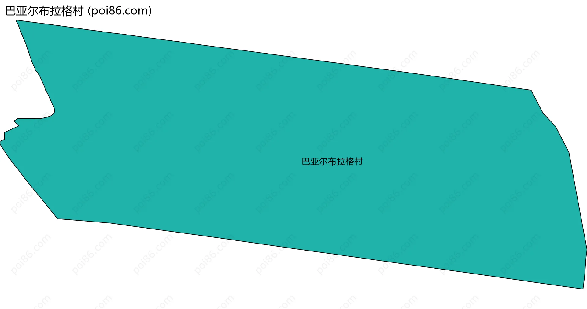 巴亚尔布拉格村边界地图