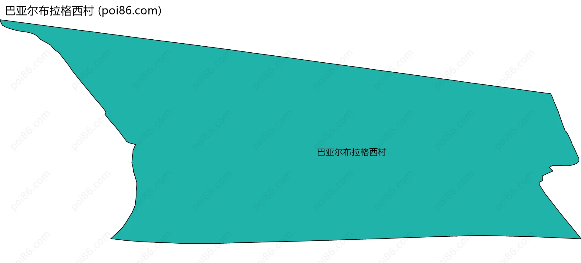 巴亚尔布拉格西村边界地图