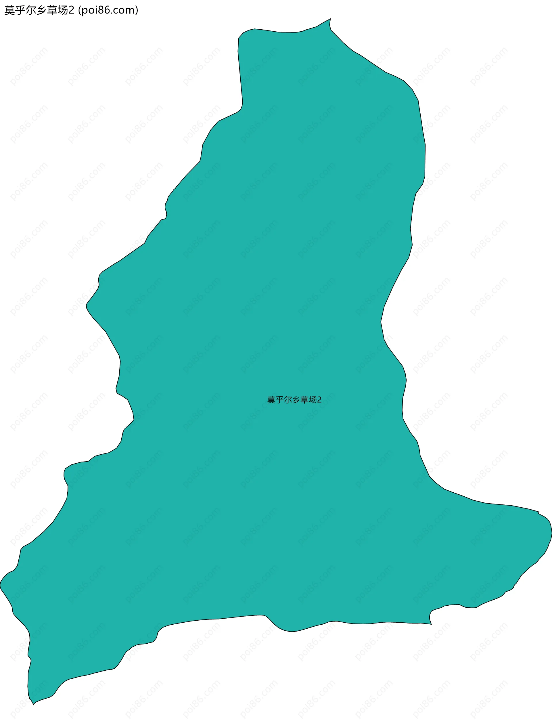 莫乎尔乡草场2边界地图