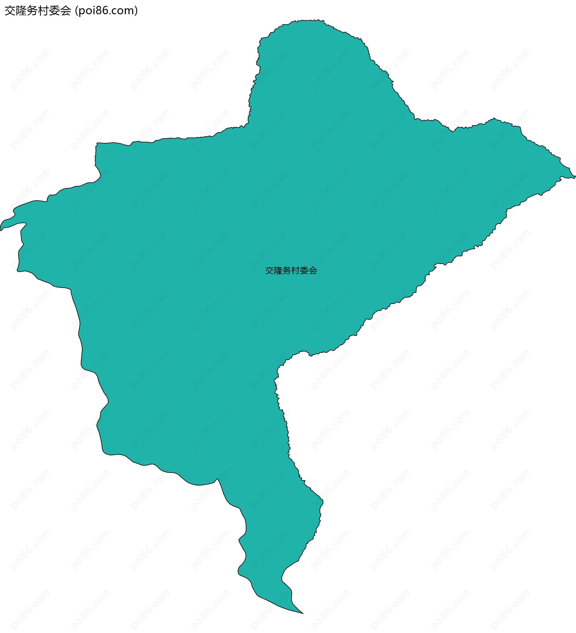 交隆务村委会边界地图