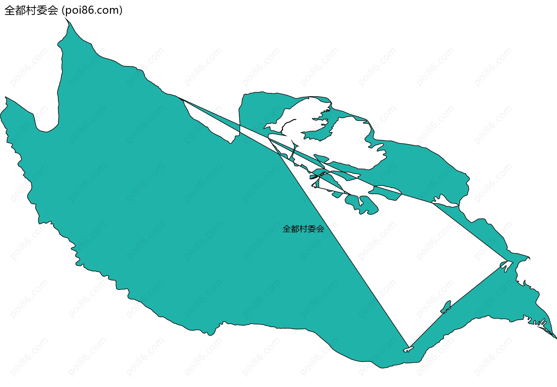 全都村委会边界地图