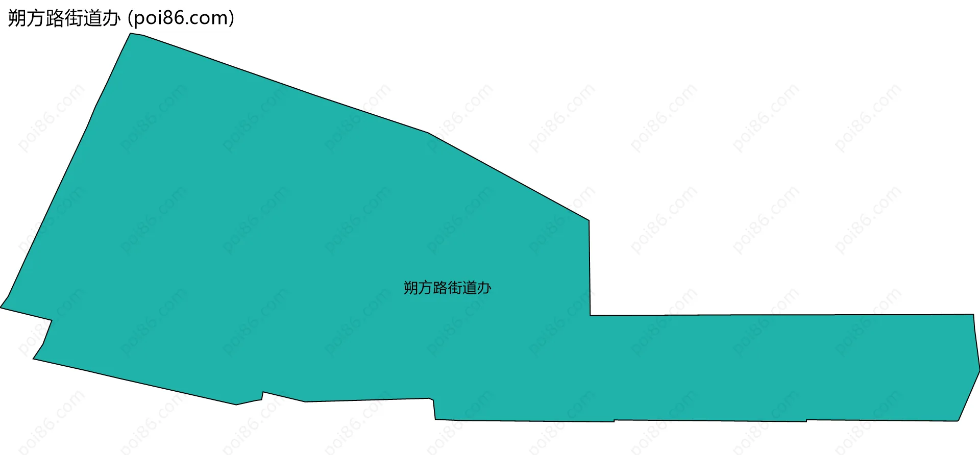 朔方路街道办边界地图