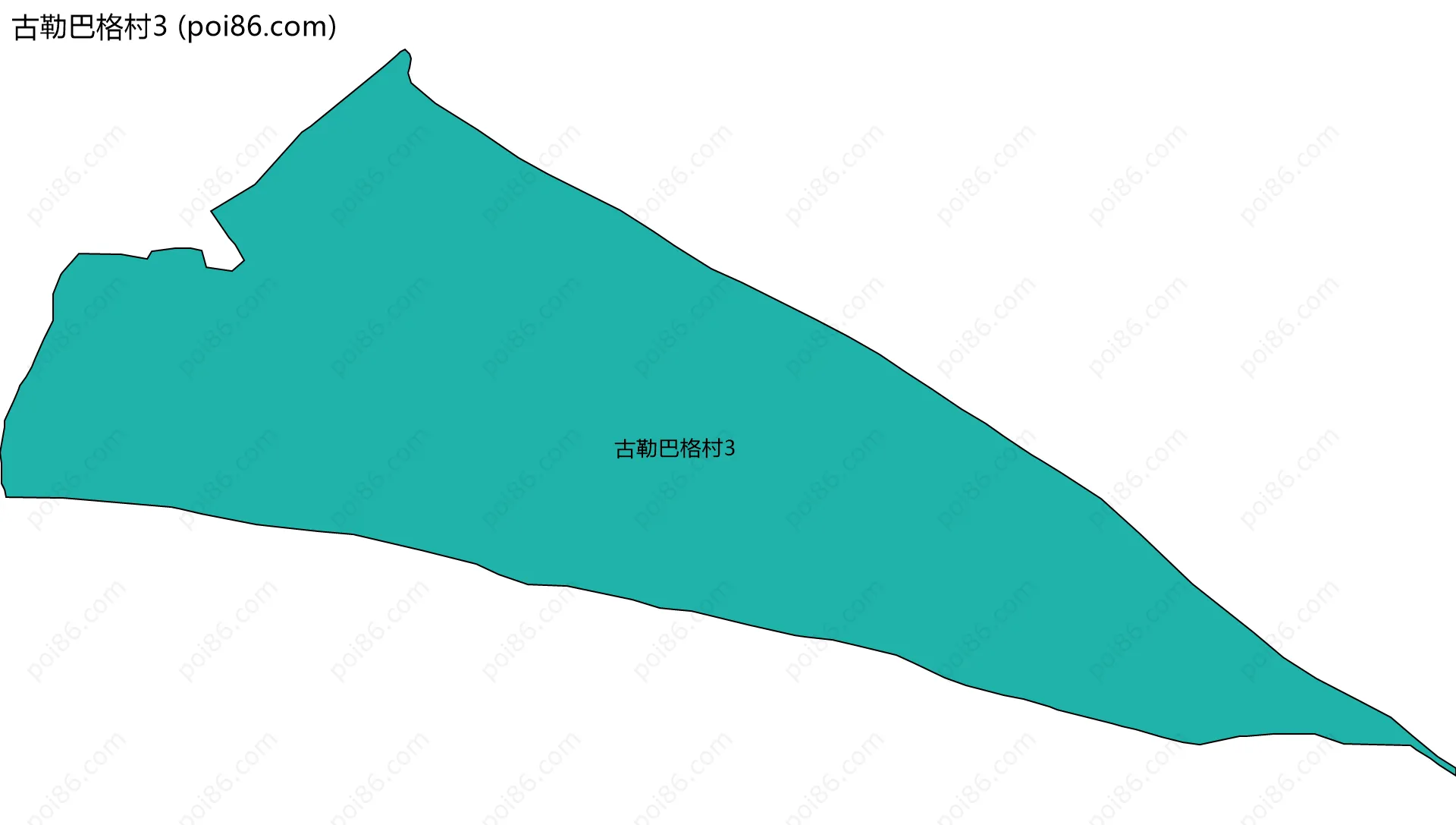 古勒巴格村3边界地图