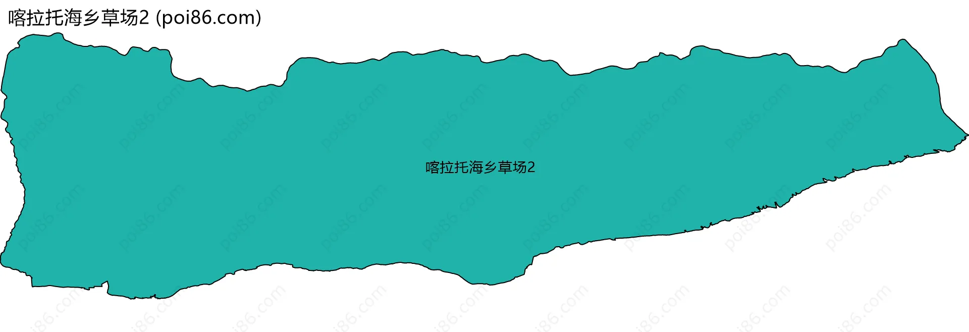 喀拉托海乡草场2边界地图
