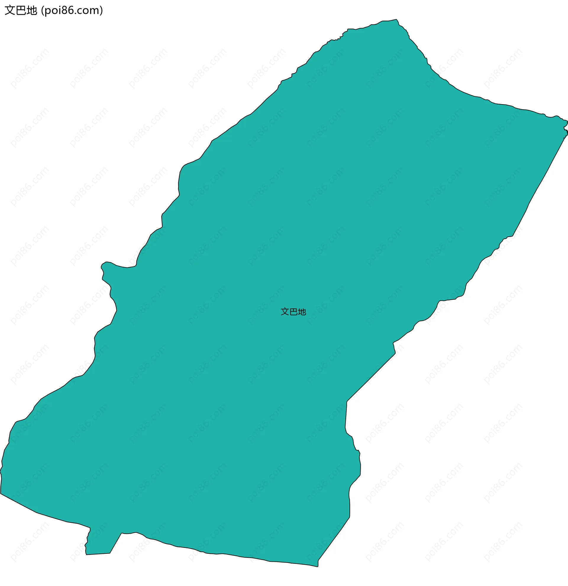 文巴地边界地图