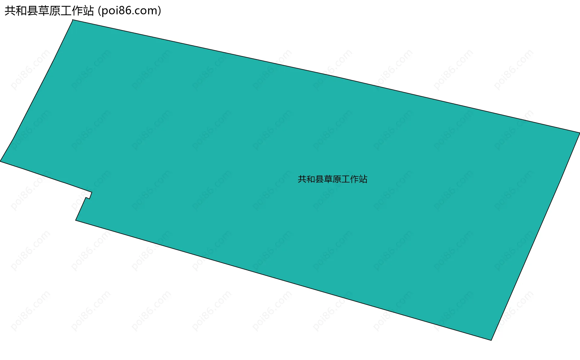 共和县草原工作站边界地图