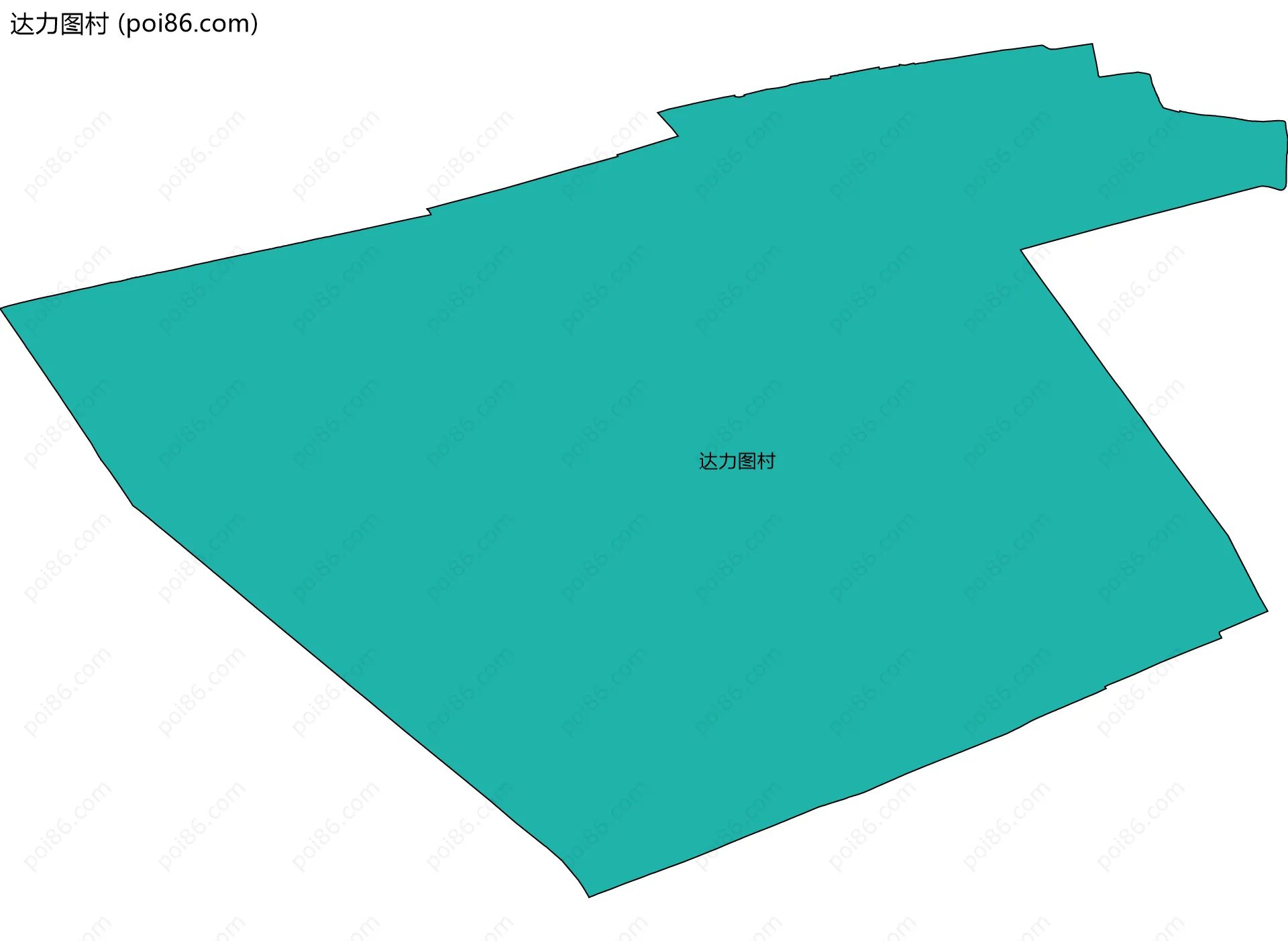 达力图村边界地图