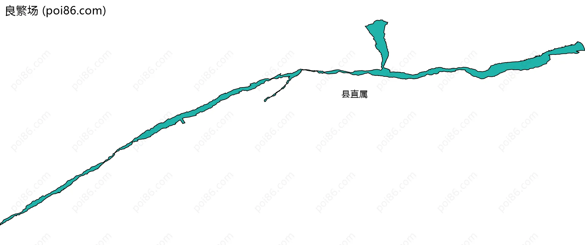良繁场边界地图(五级行政区划)