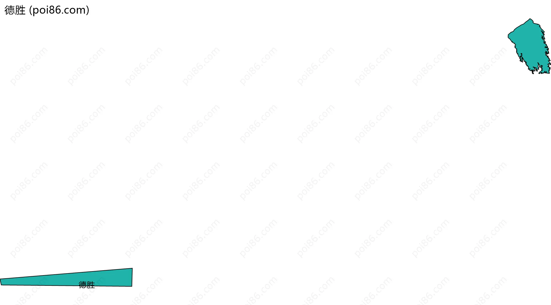 德胜边界地图