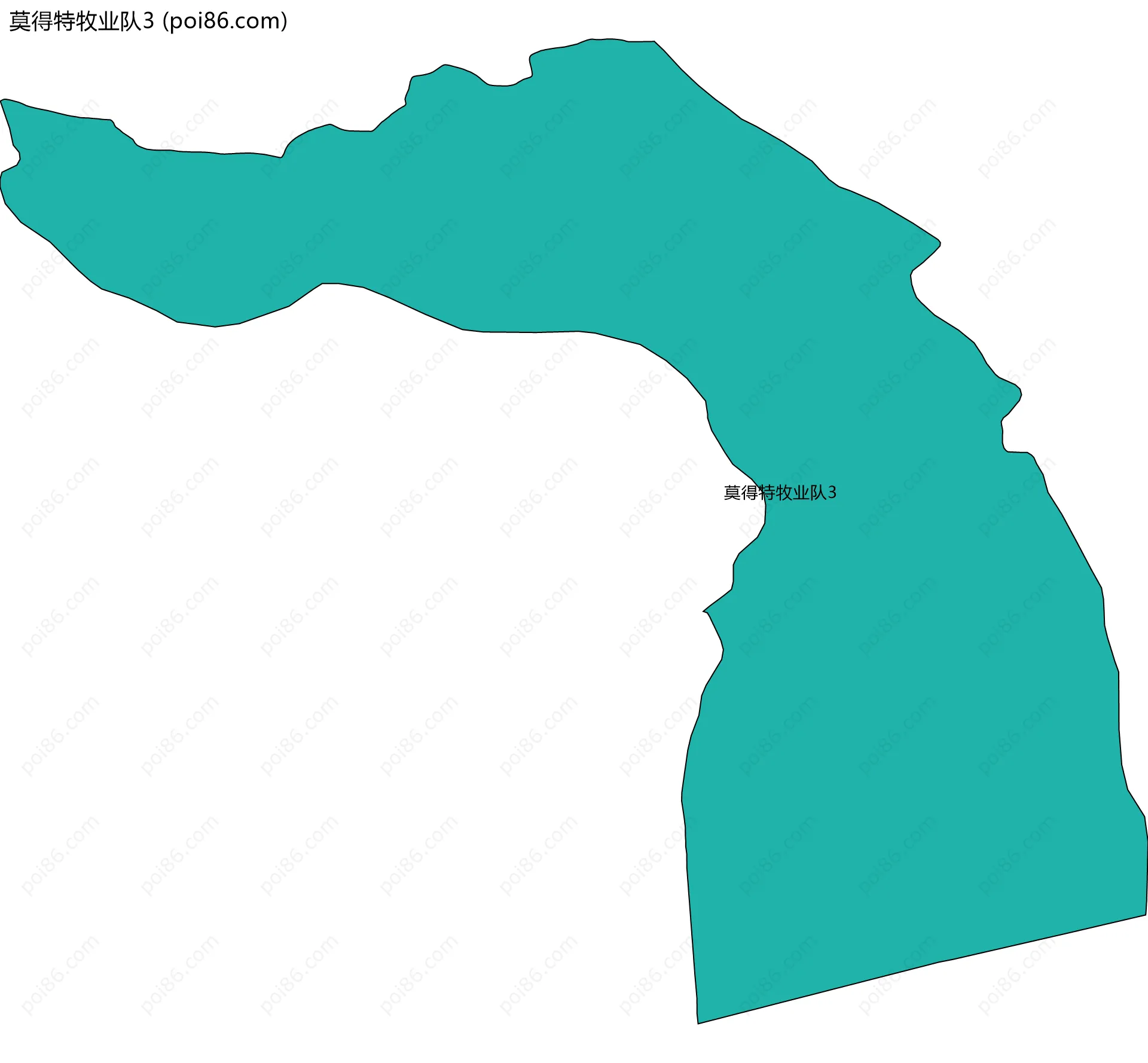 莫得特牧业队3边界地图