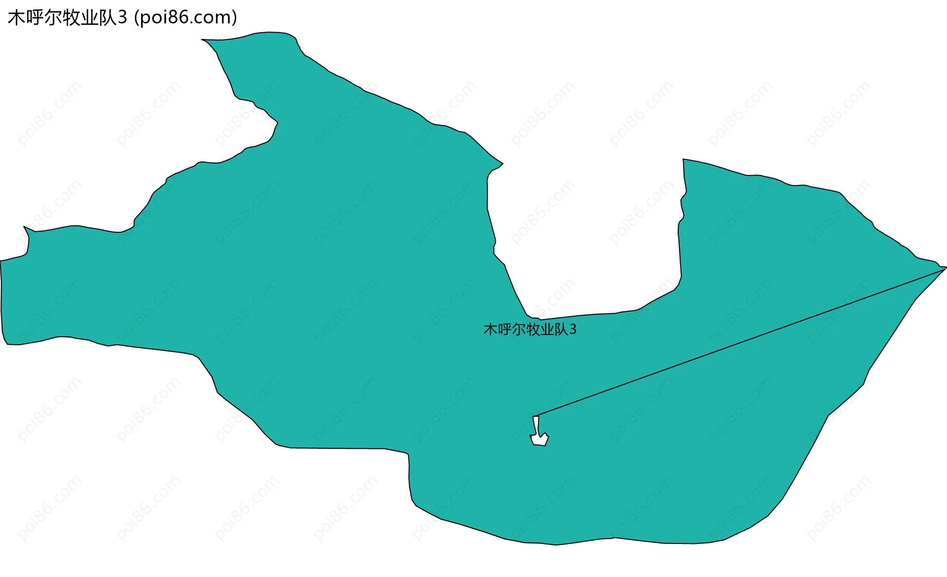 木呼尔牧业队3边界地图