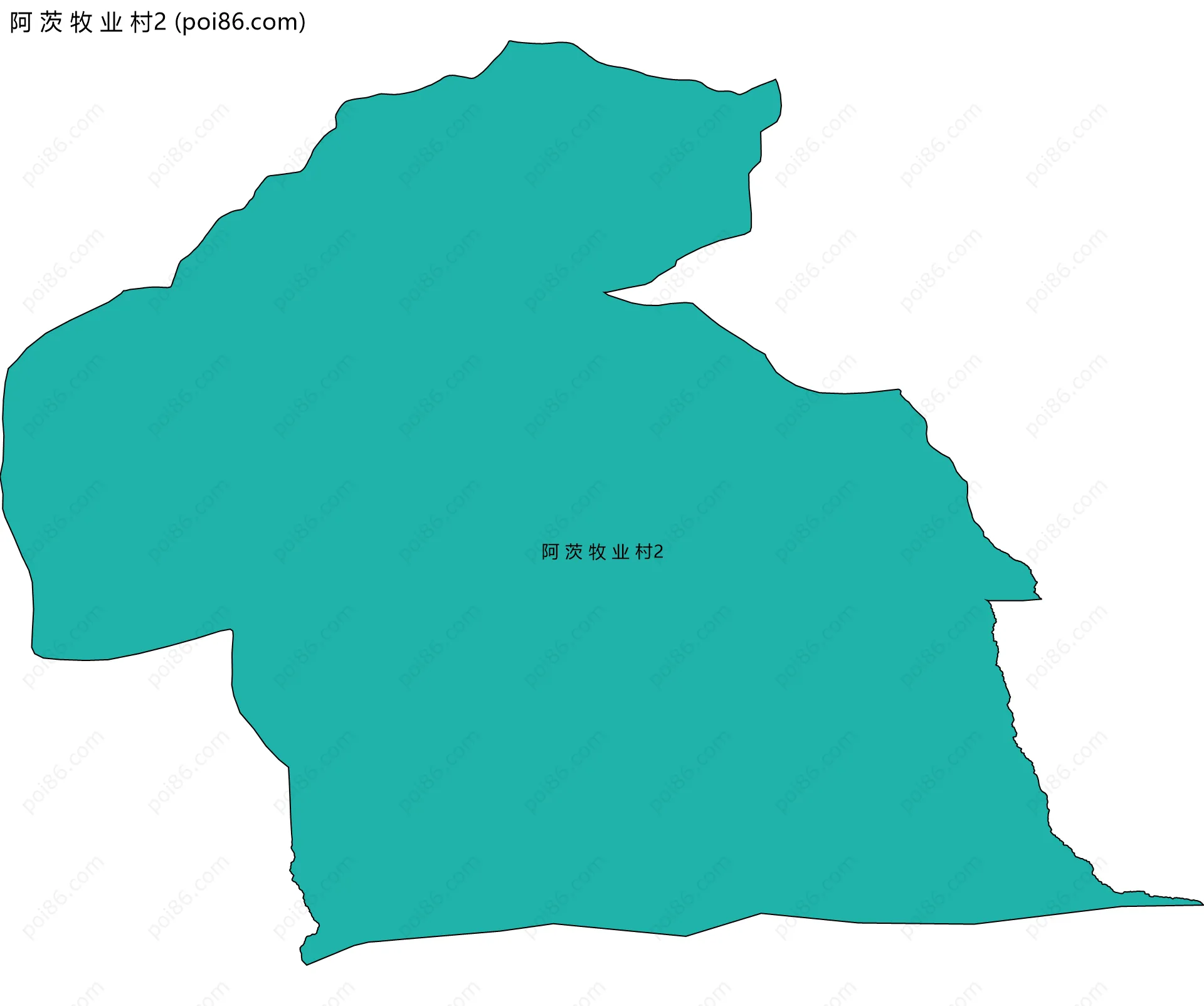 阿 茨 牧 业 村2边界地图