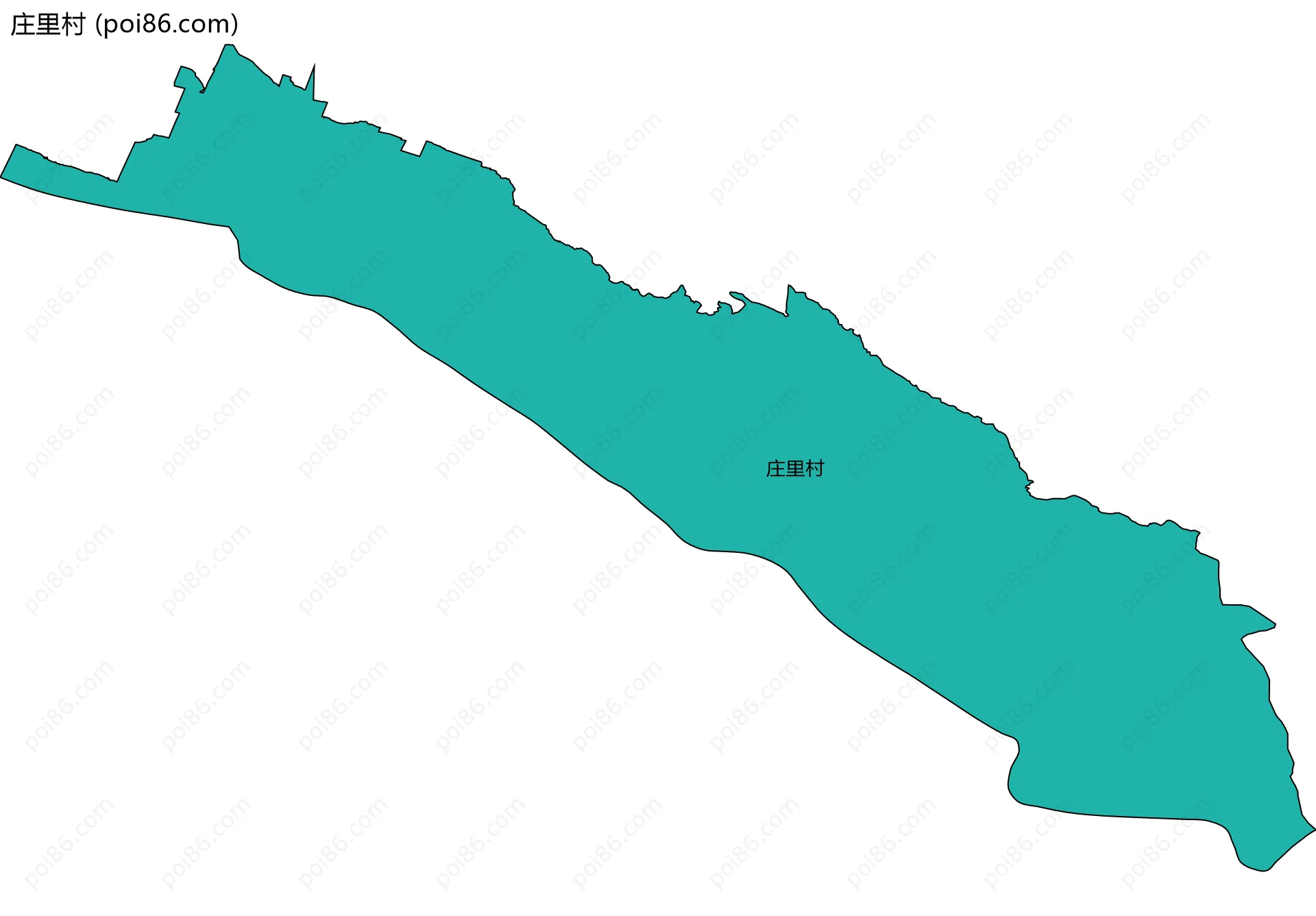 庄里村边界地图