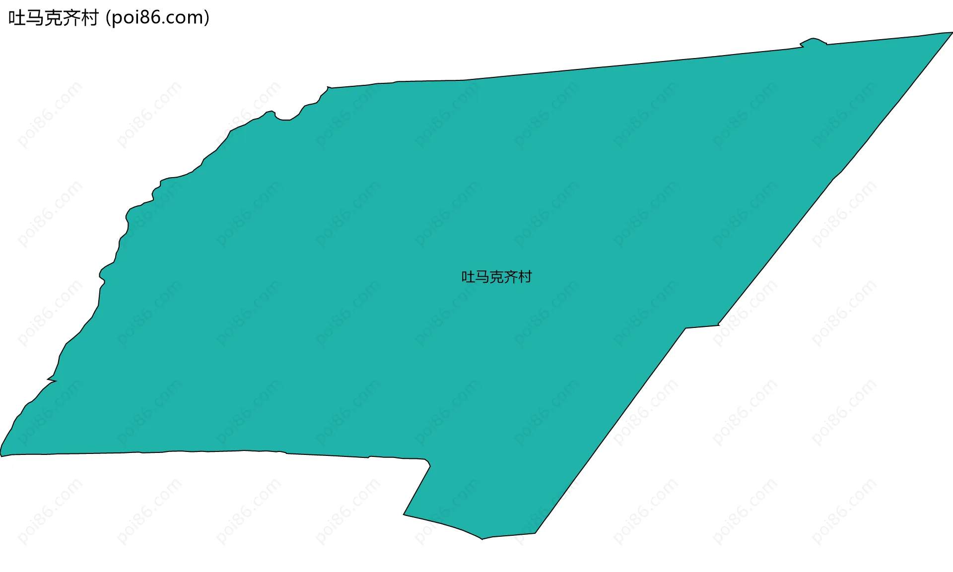 吐马克齐村边界地图