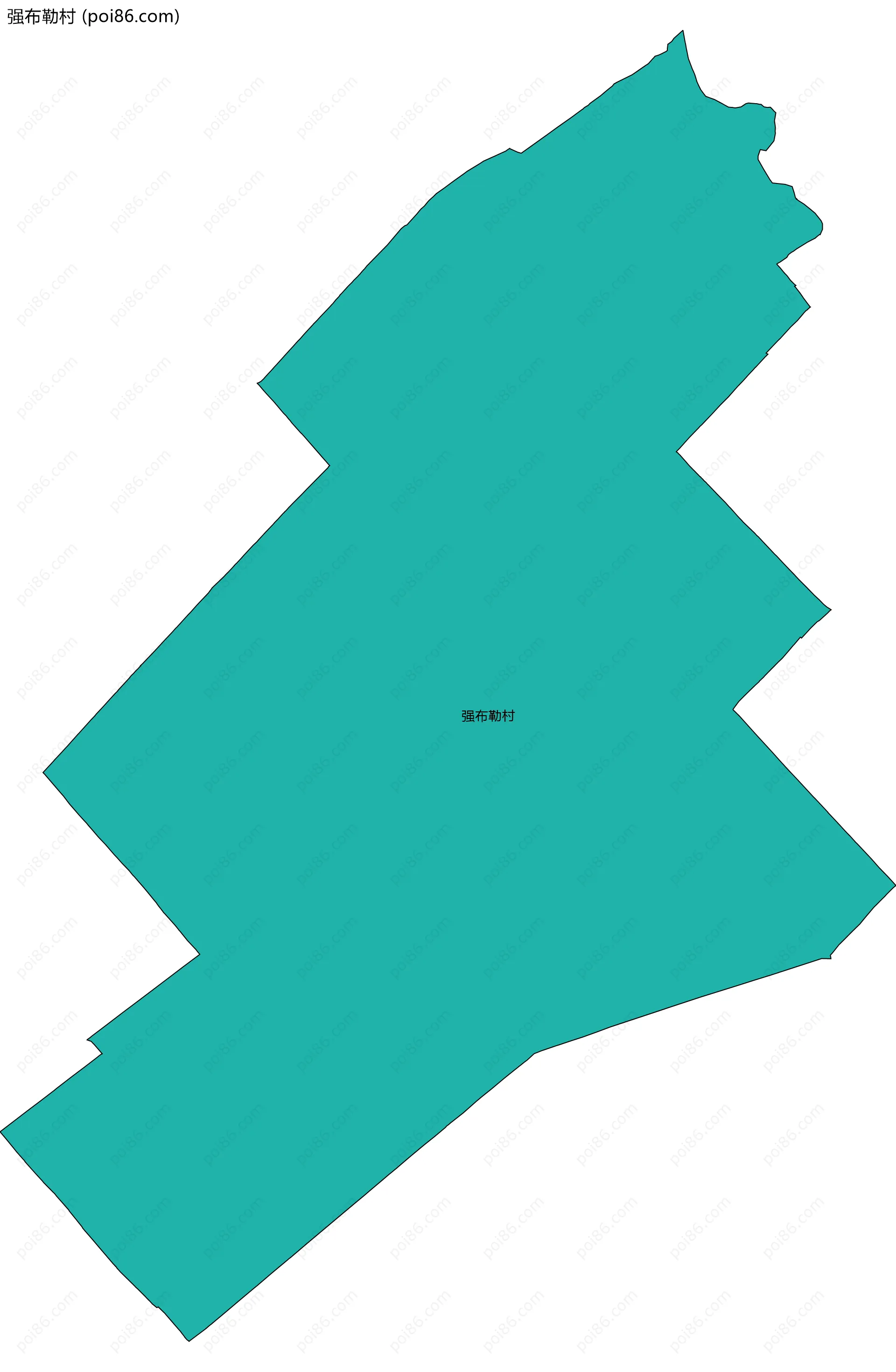 强布勒村边界地图