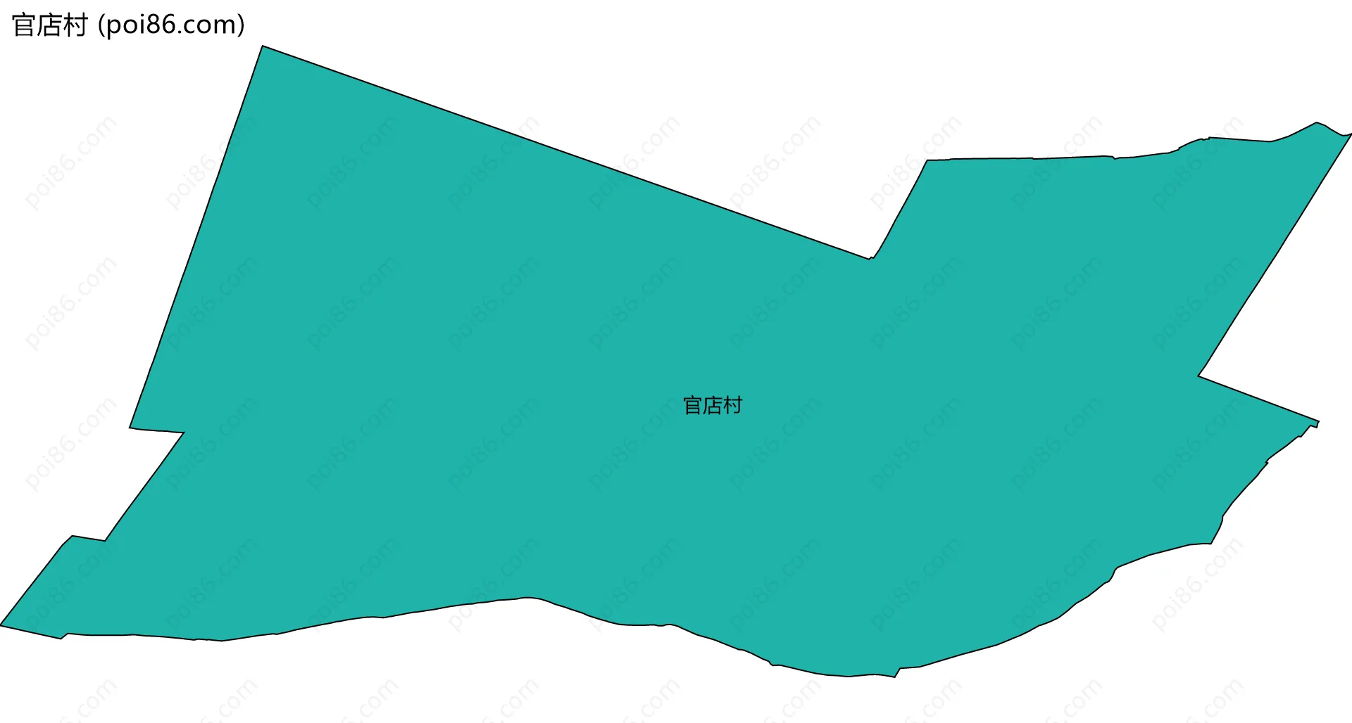 官店村边界地图