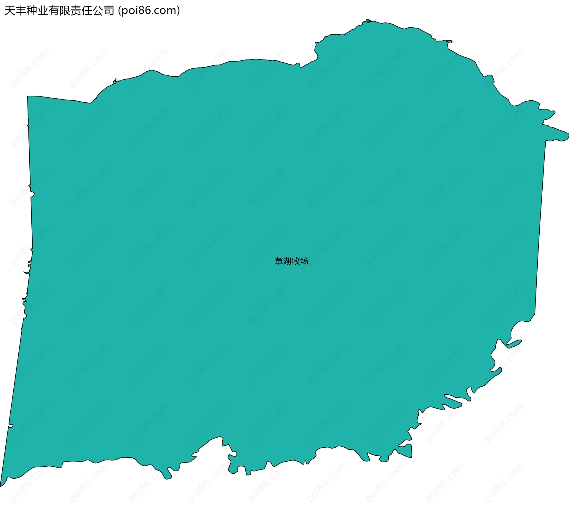 天丰种业有限责任公司边界地图(五级行政区划)