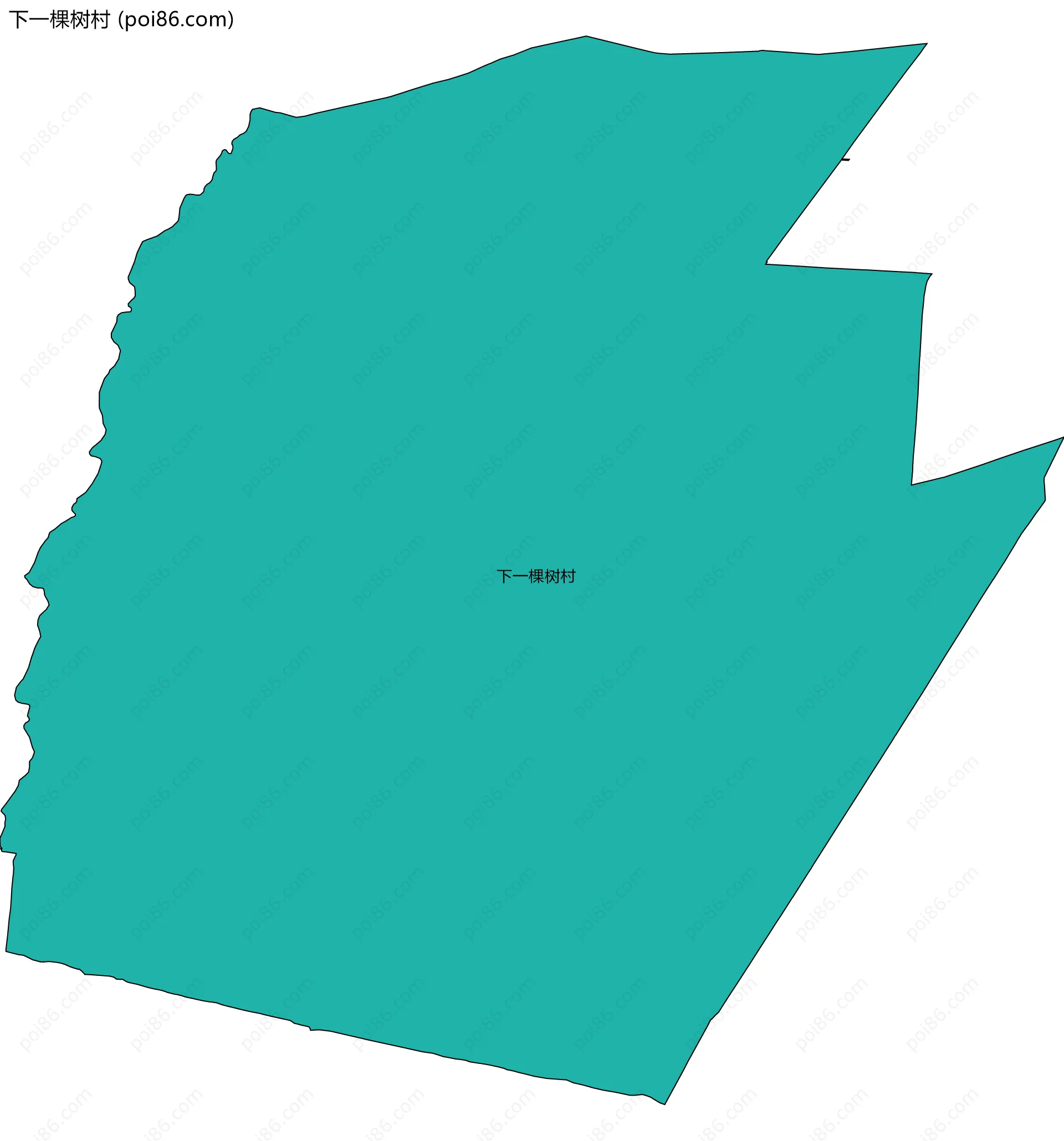 下一棵树村边界地图