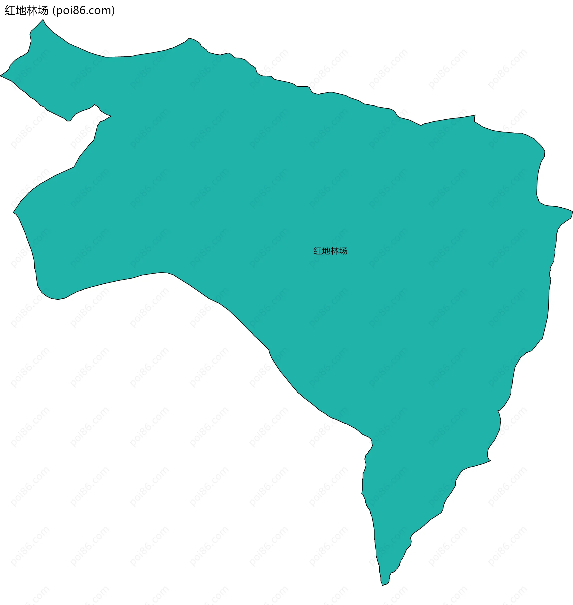 红地林场边界地图