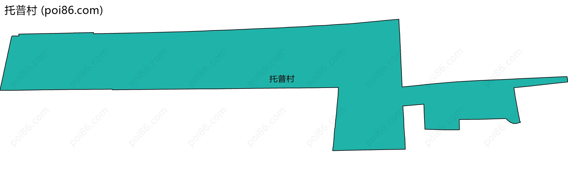 托普村边界地图