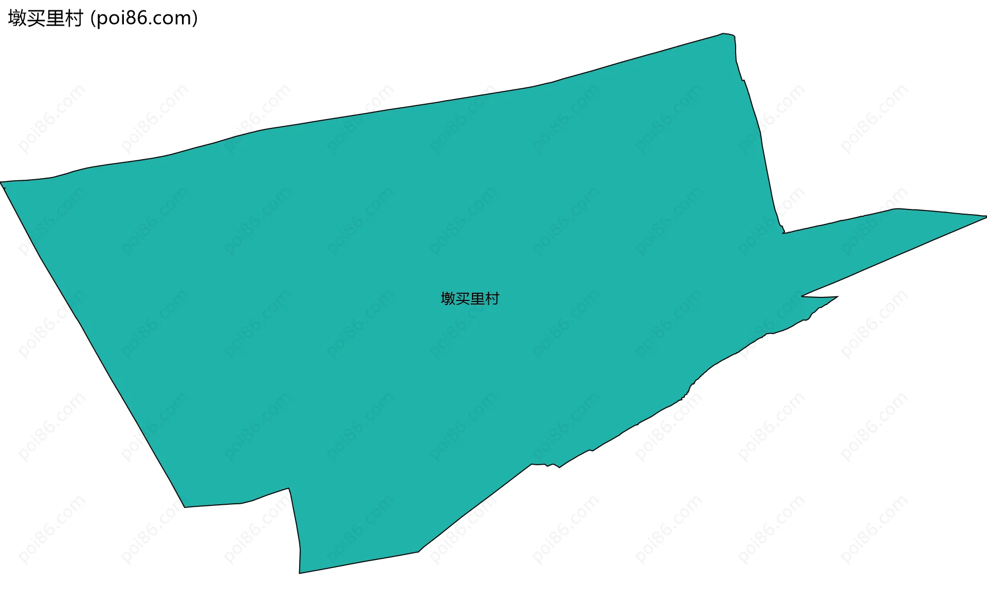 墩买里村边界地图