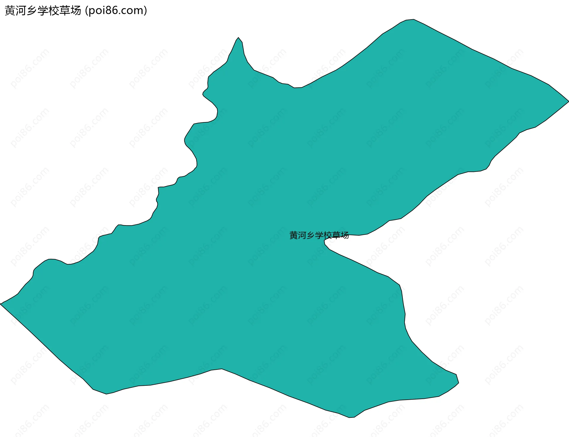 黄河乡学校草场边界地图
