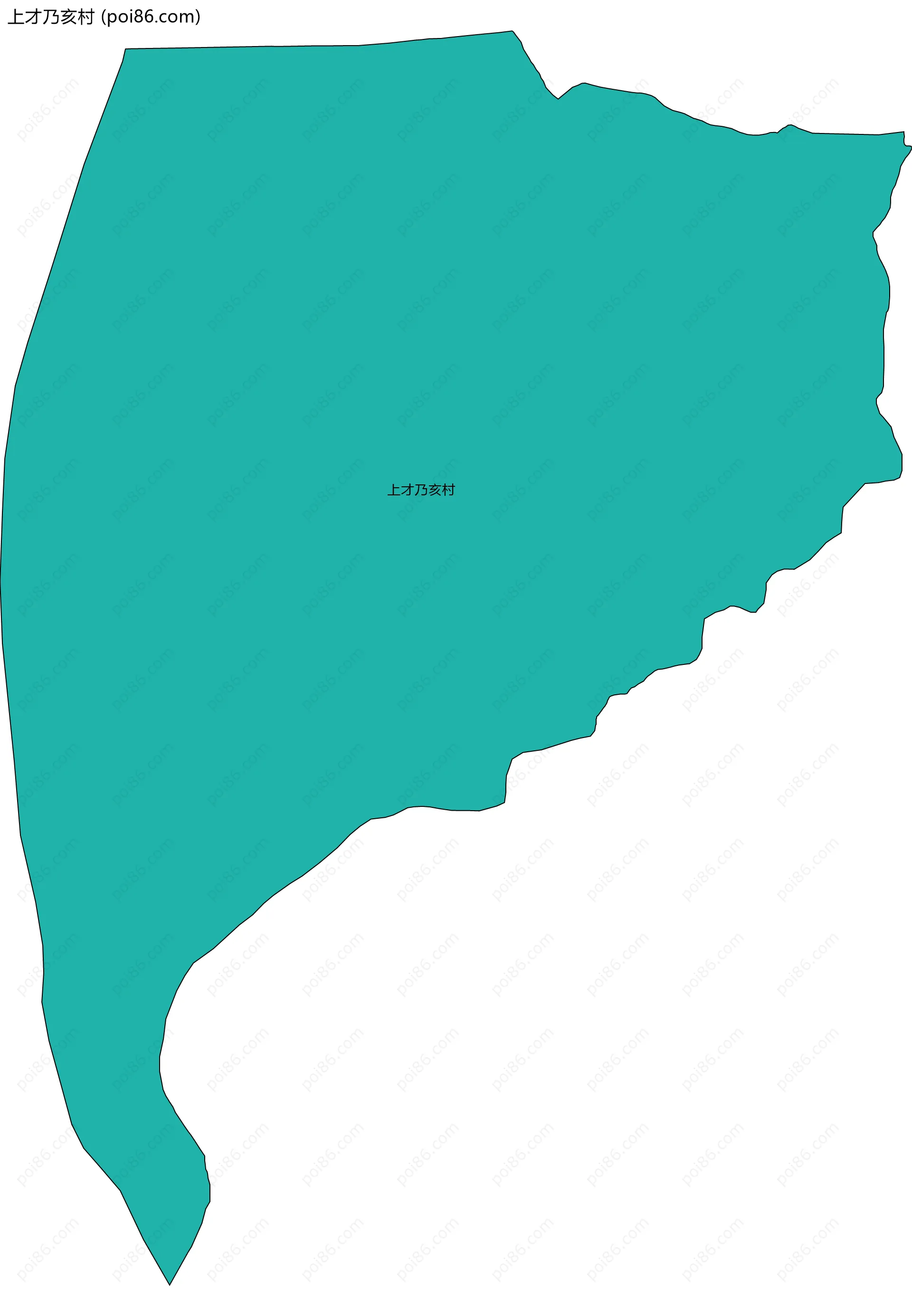 上才乃亥村边界地图