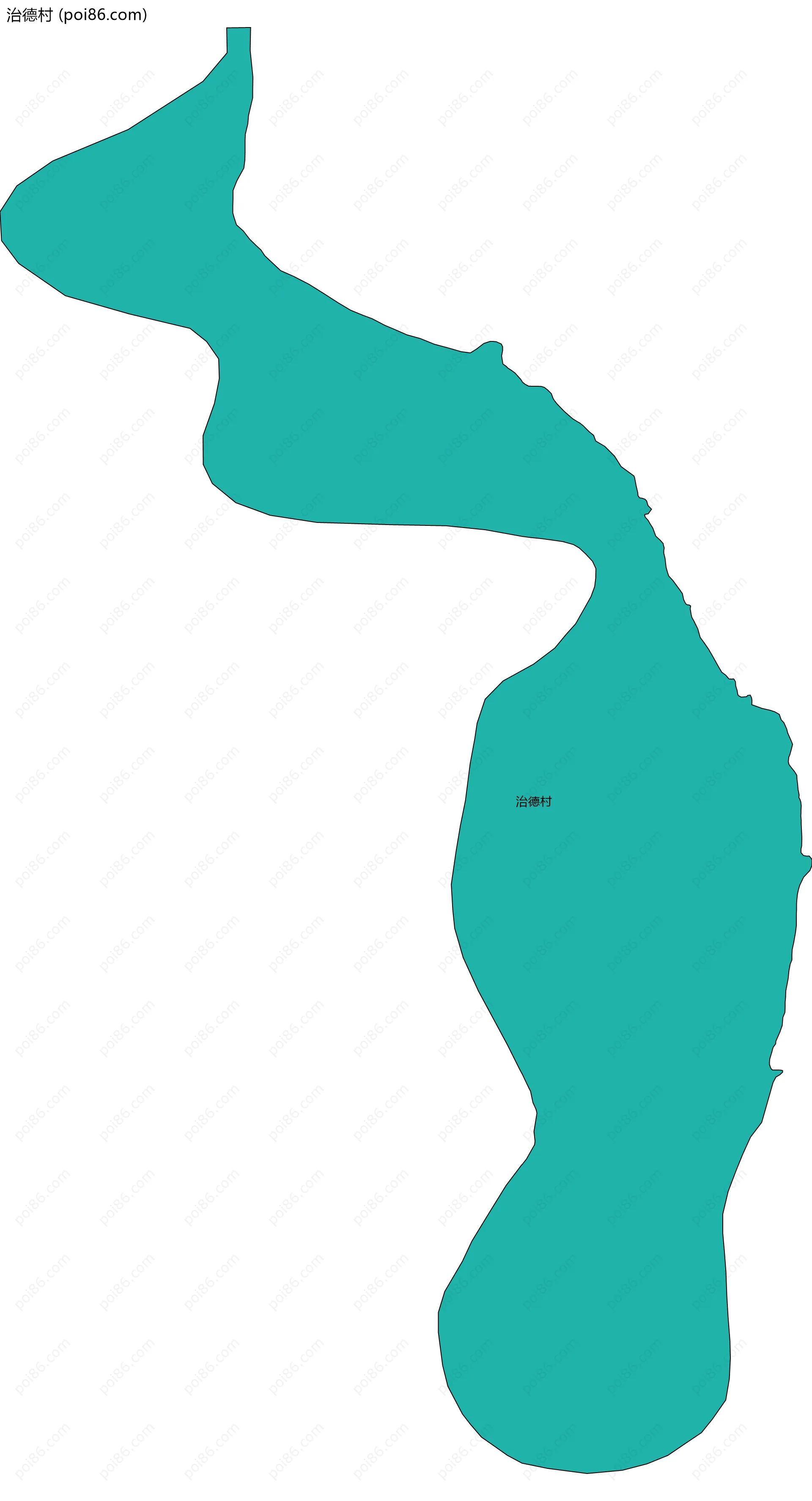 治德村边界地图