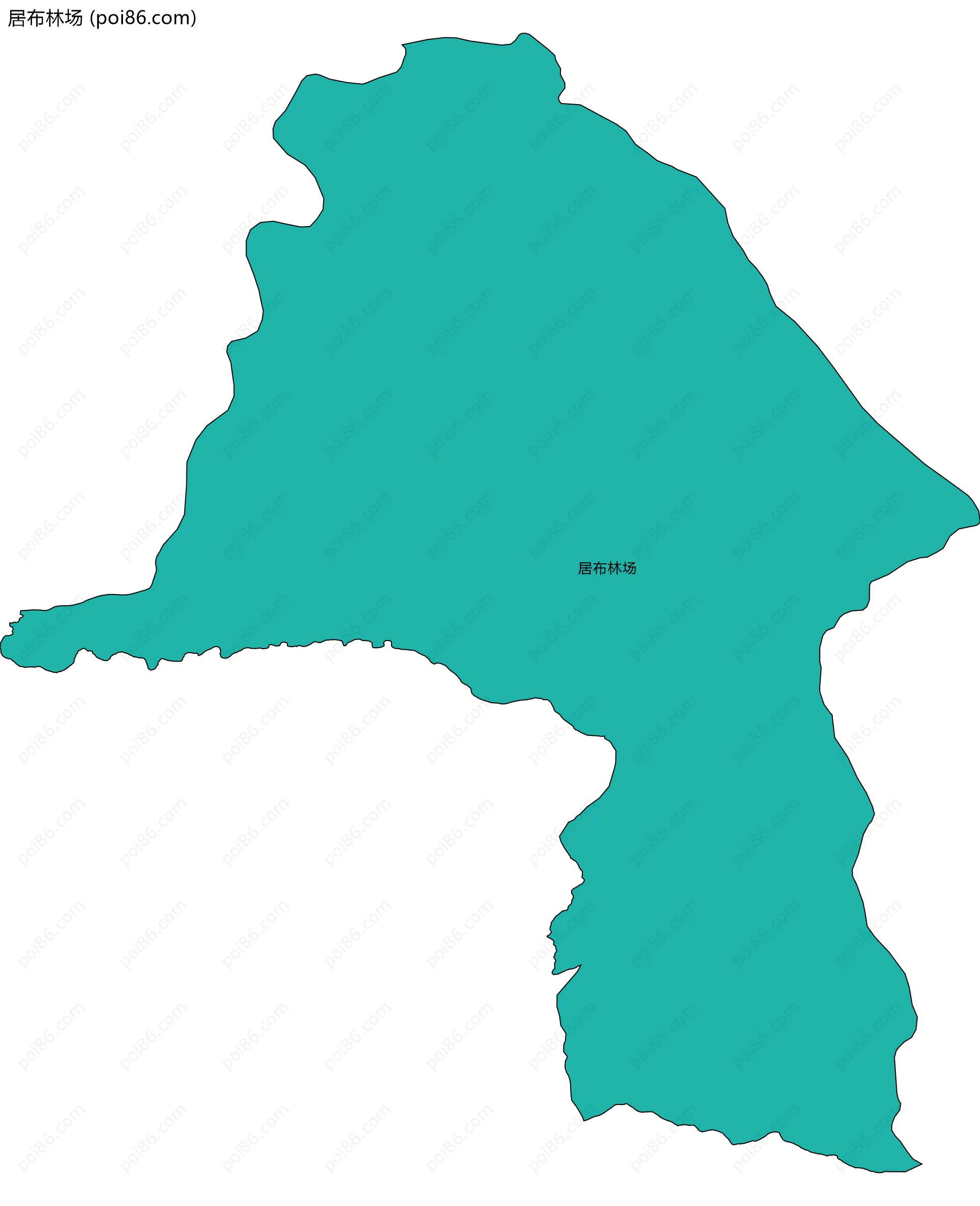 居布林场边界地图