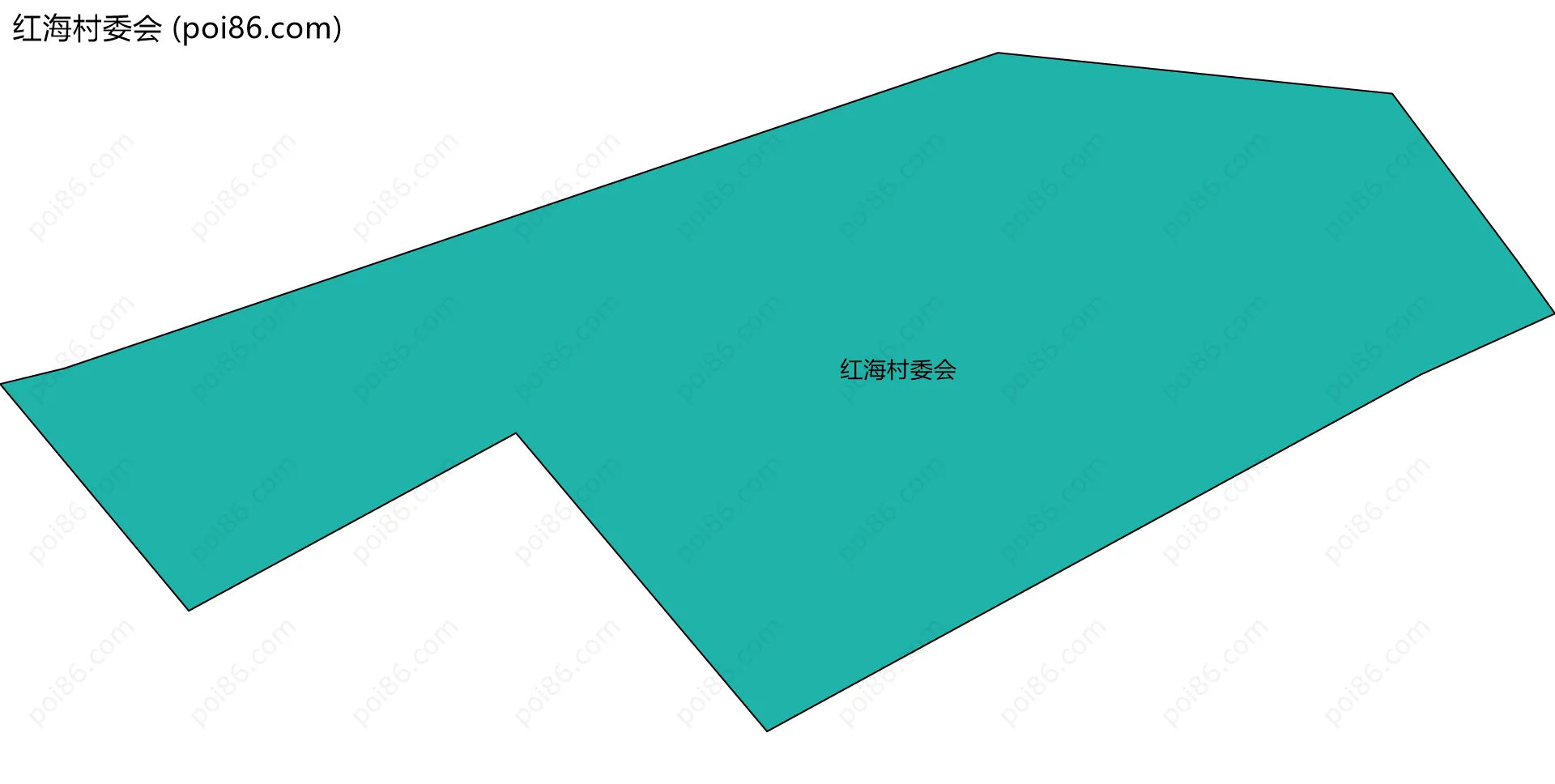 红海村委会边界地图