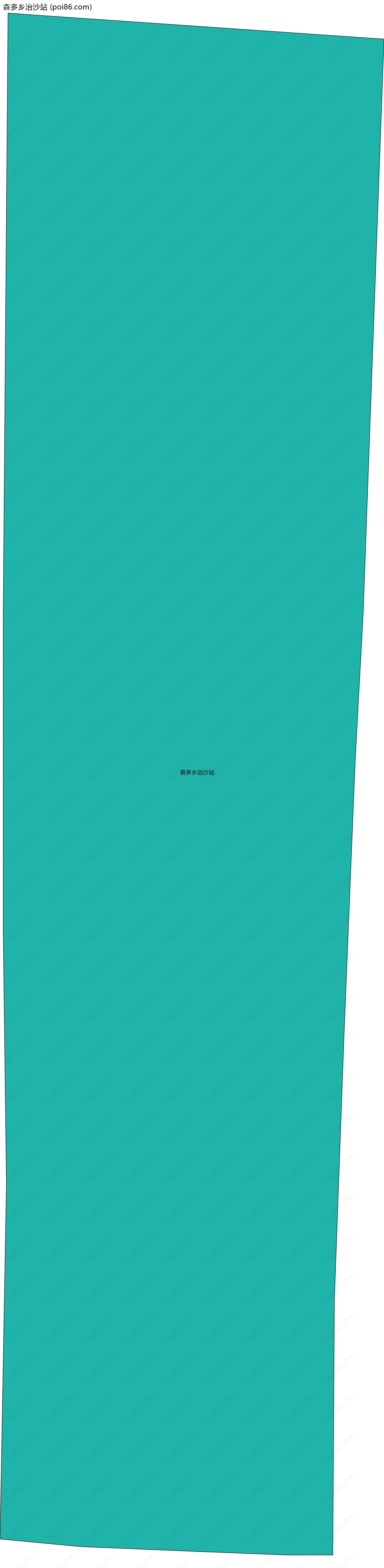 森多乡治沙站边界地图