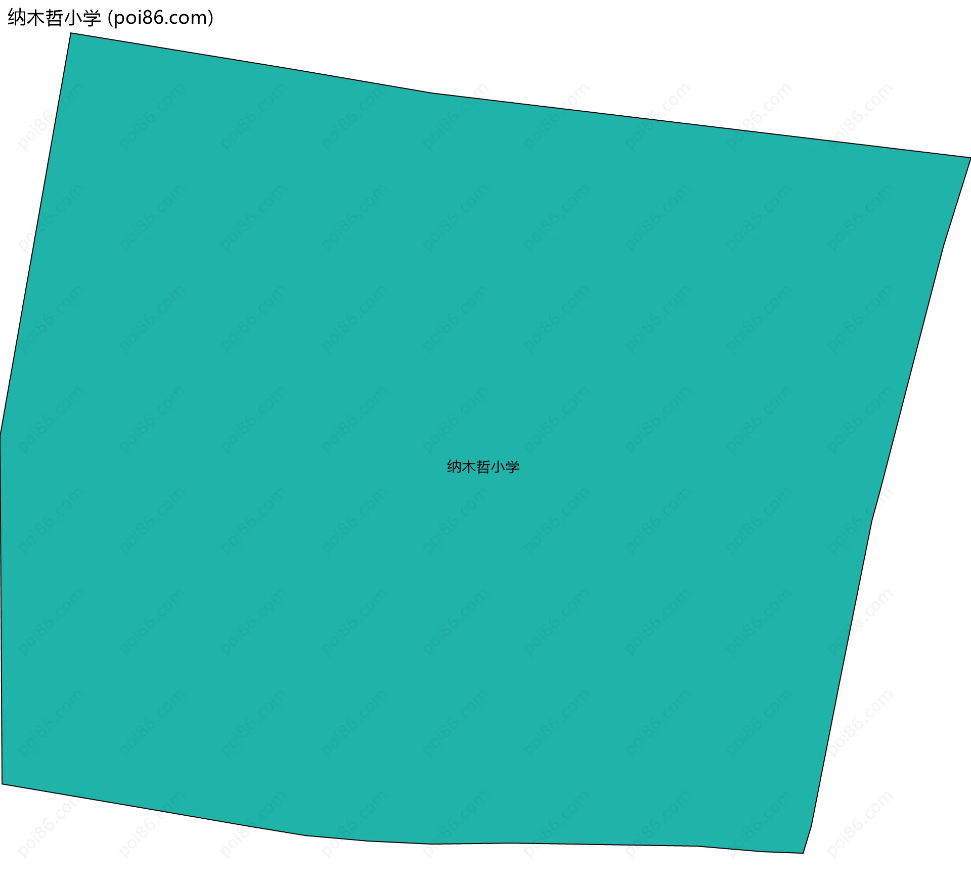 纳木哲小学边界地图