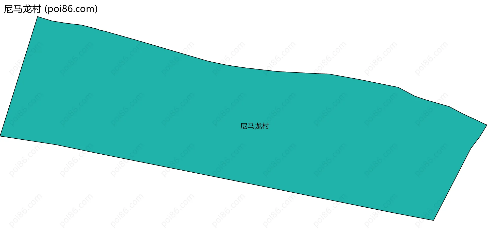 尼马龙村边界地图