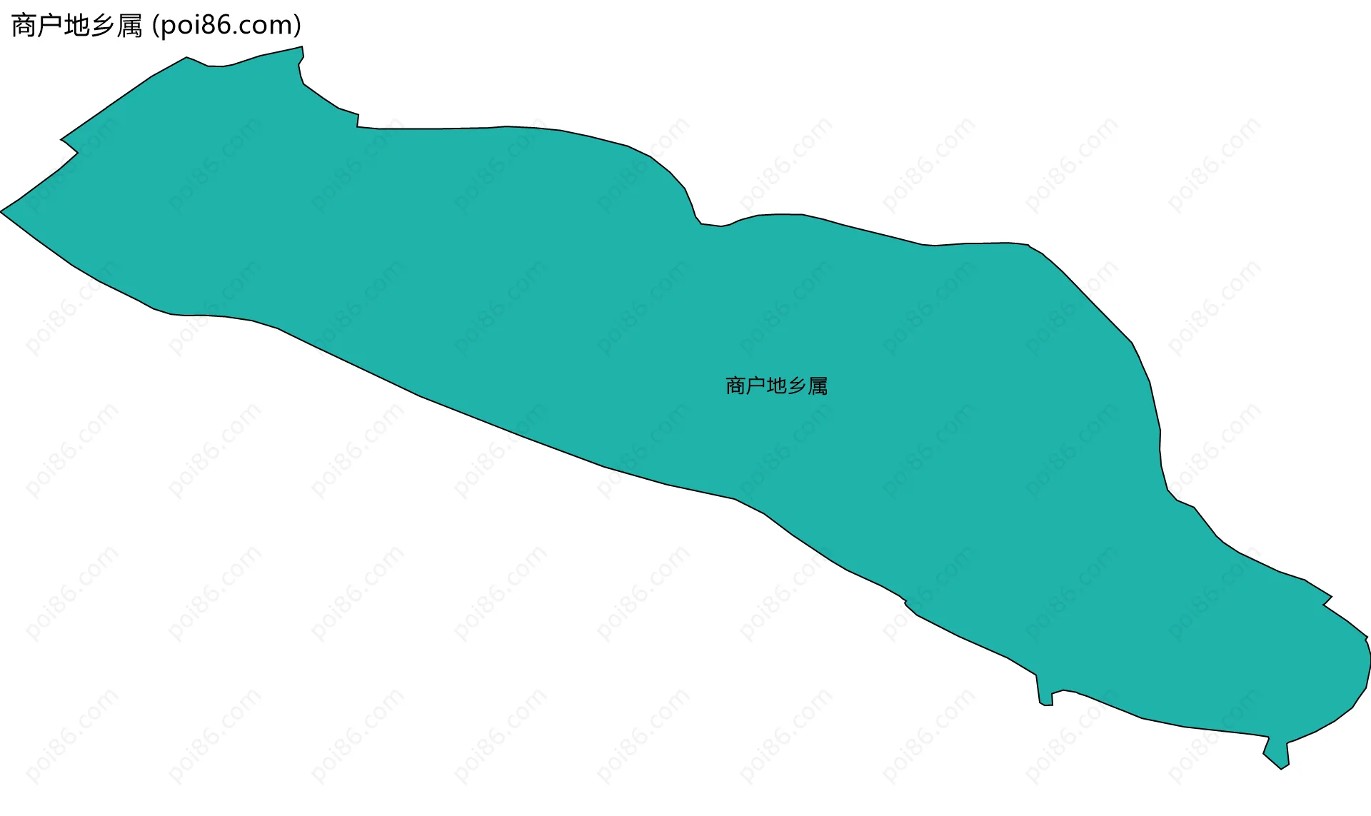 商户地乡属边界地图