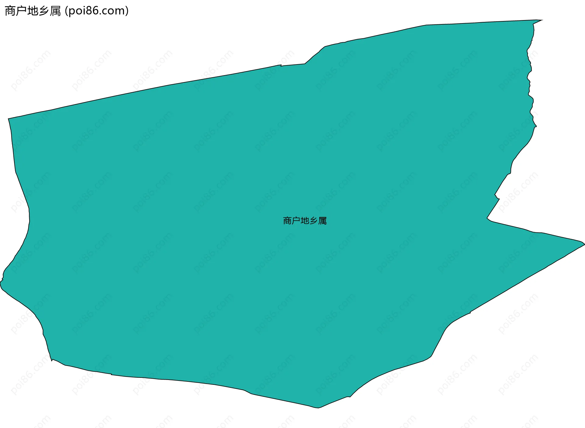 商户地乡属边界地图