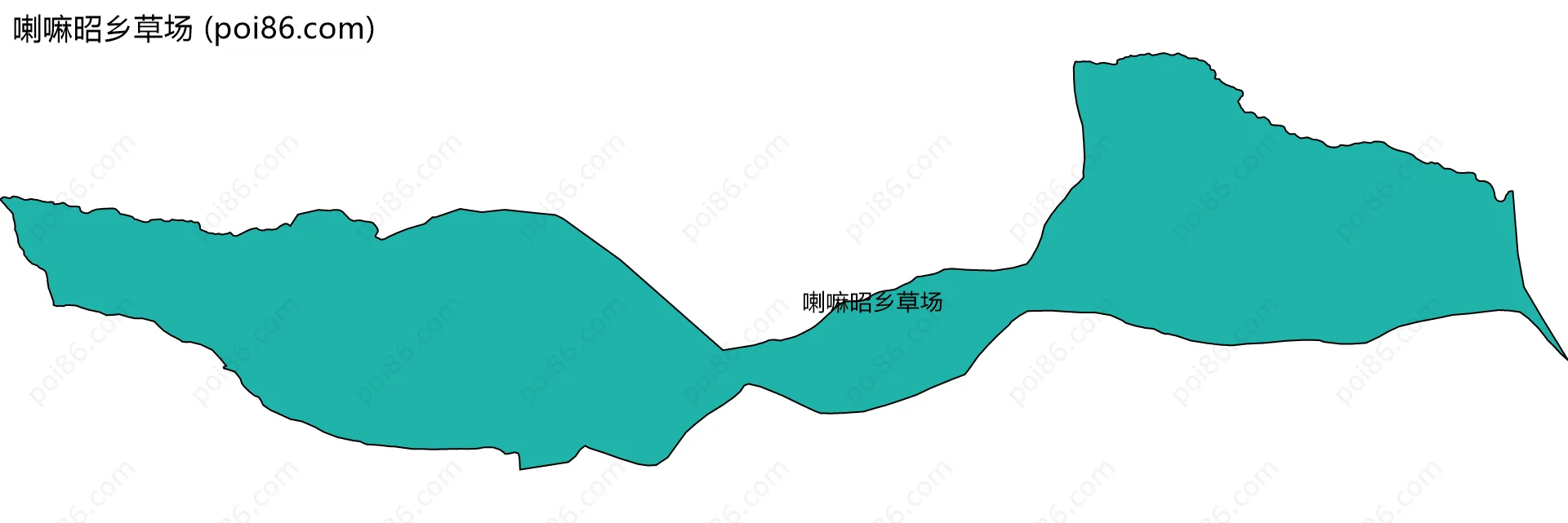 喇嘛昭乡草场边界地图