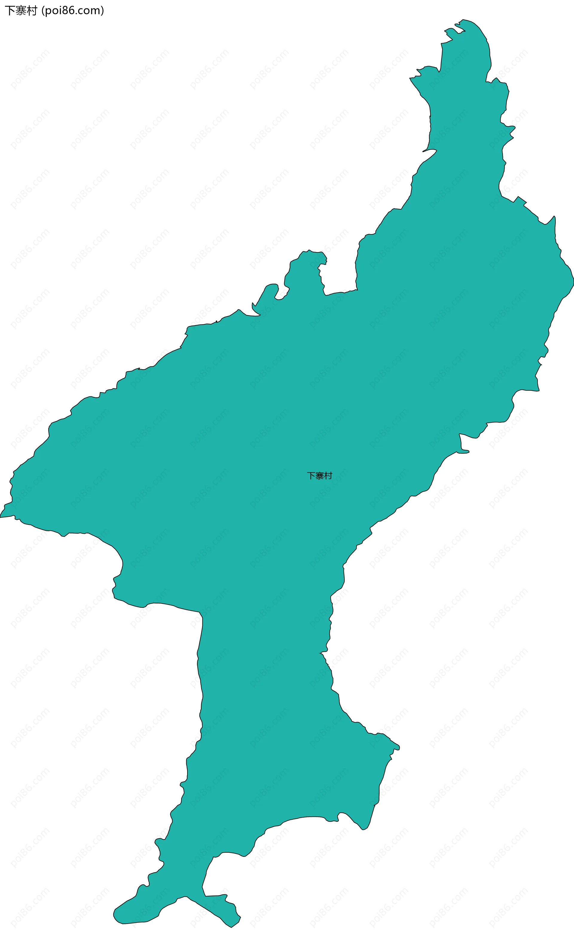 下寨村边界地图