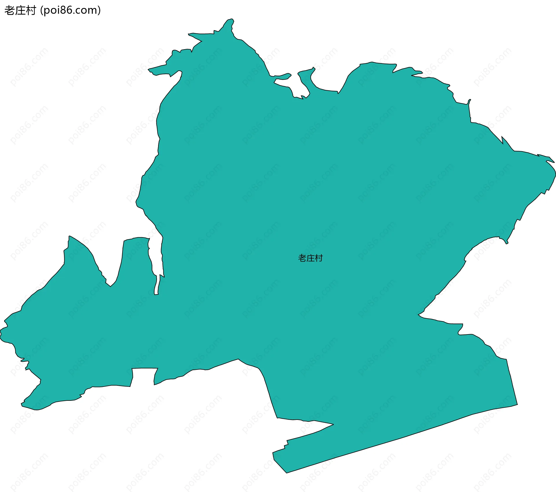 老庄村边界地图