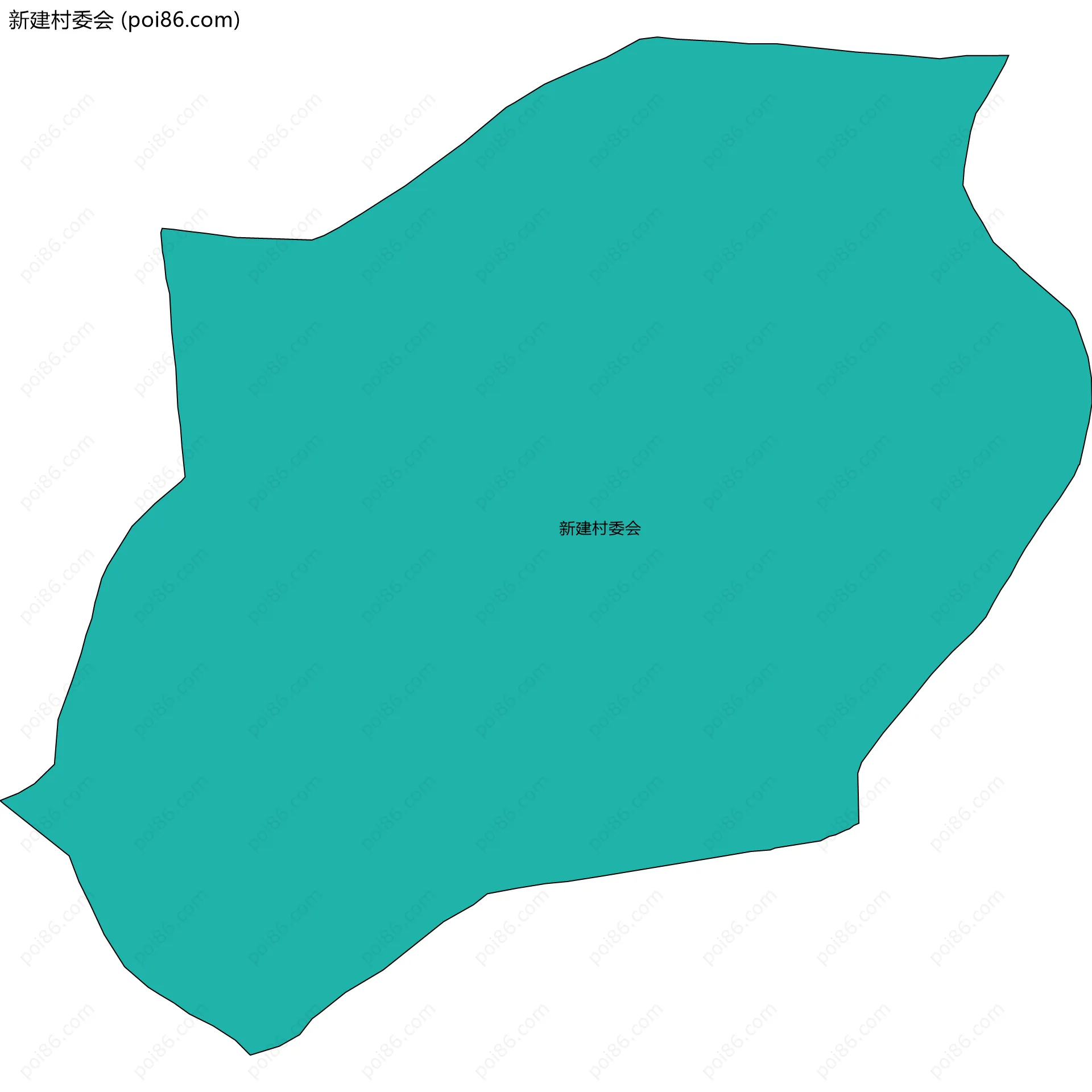 新建村委会边界地图