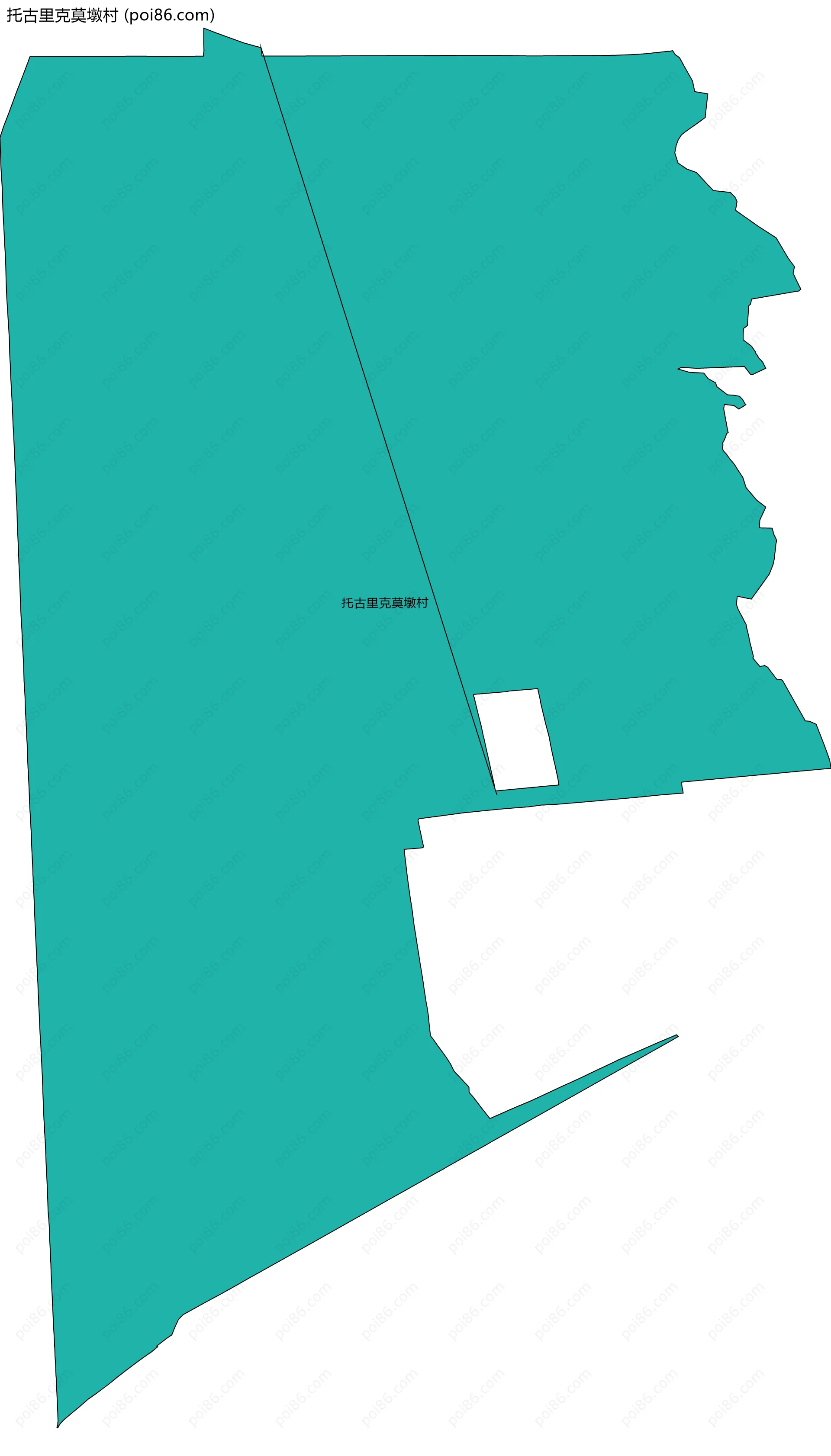 托古里克莫墩村边界地图