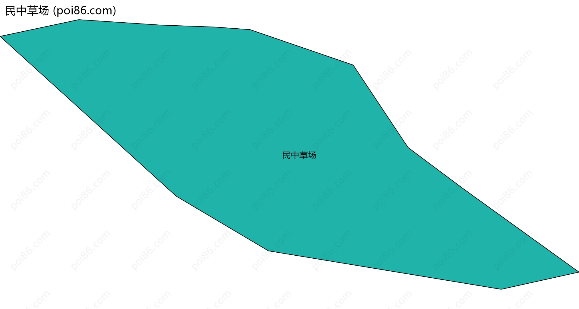 民中草场边界地图