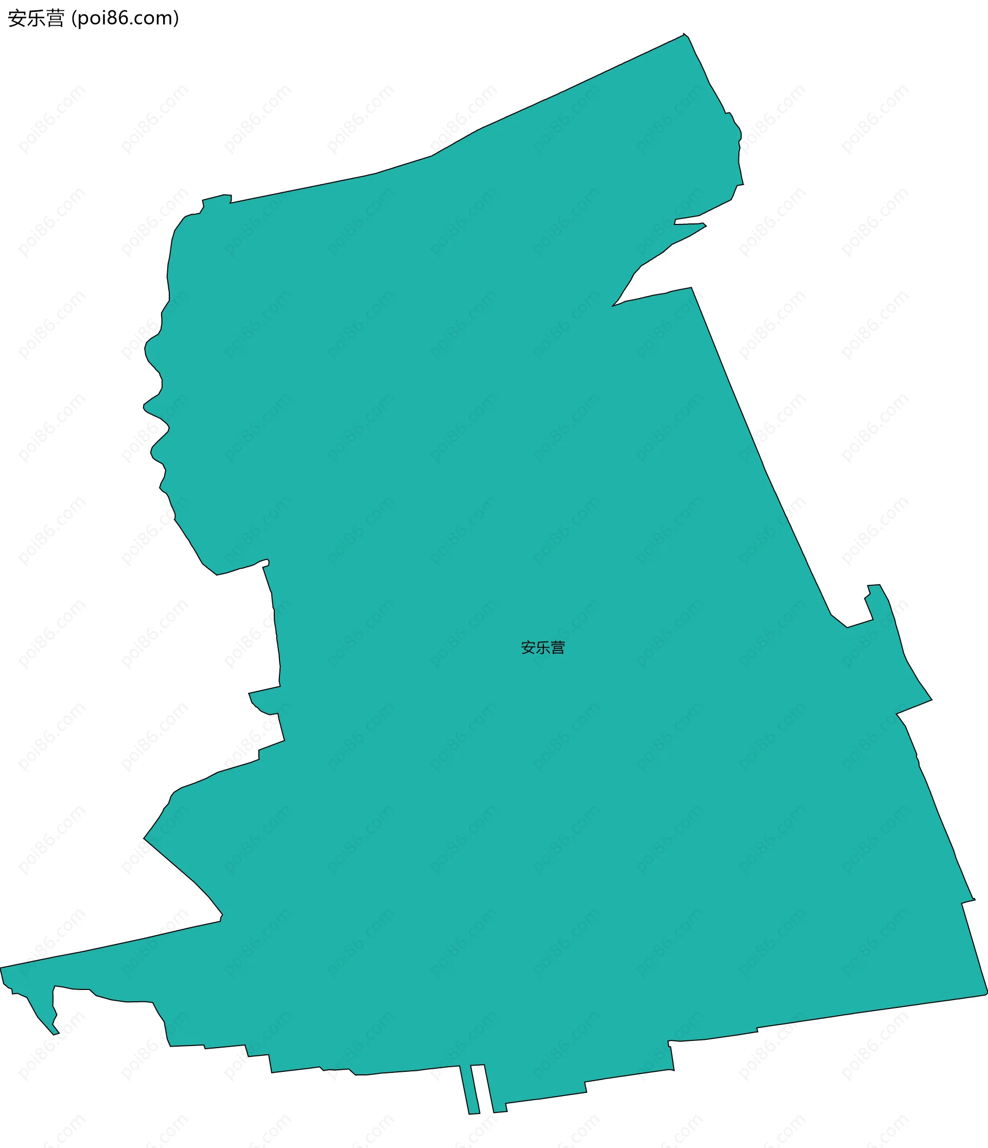 安乐营边界地图