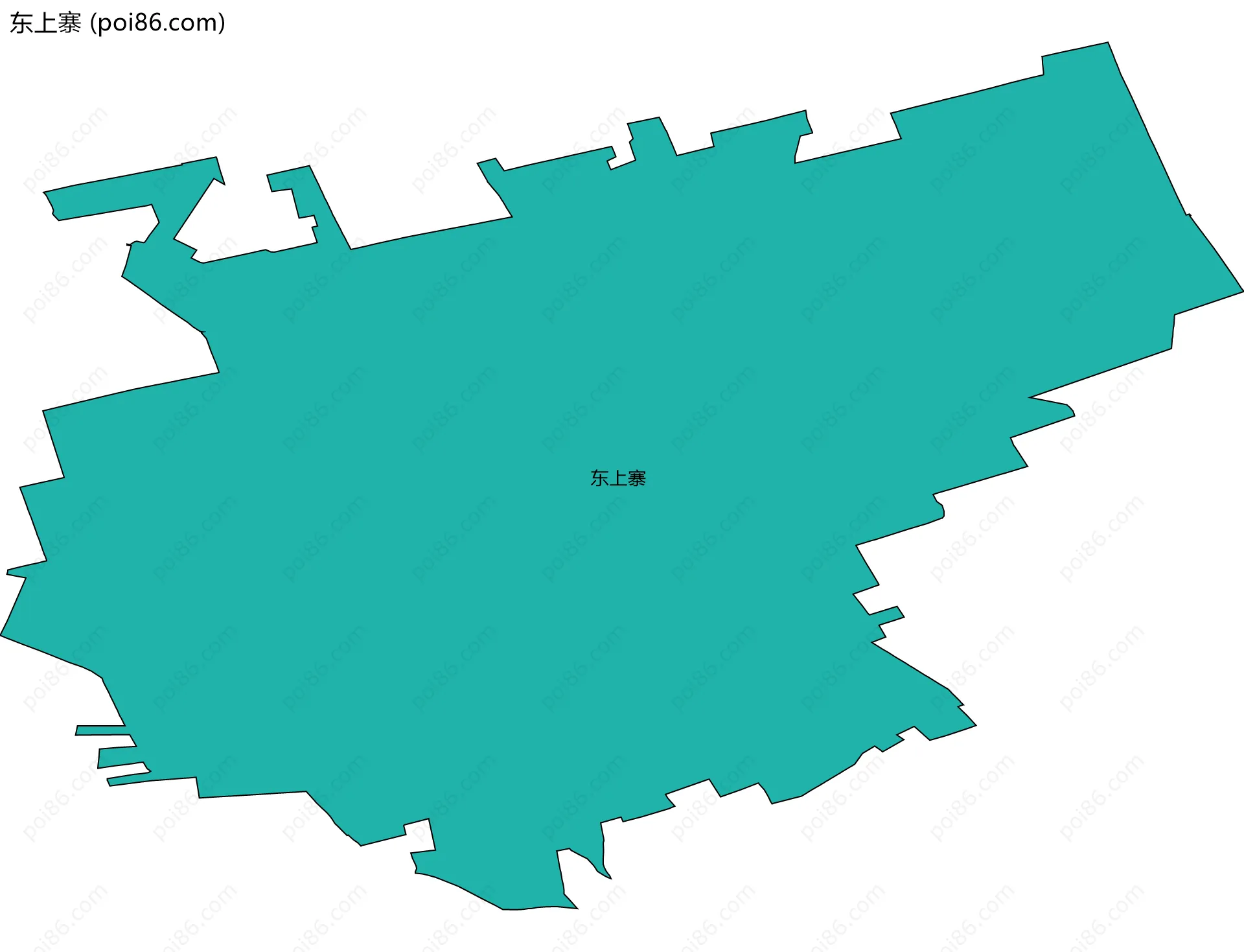 东上寨边界地图