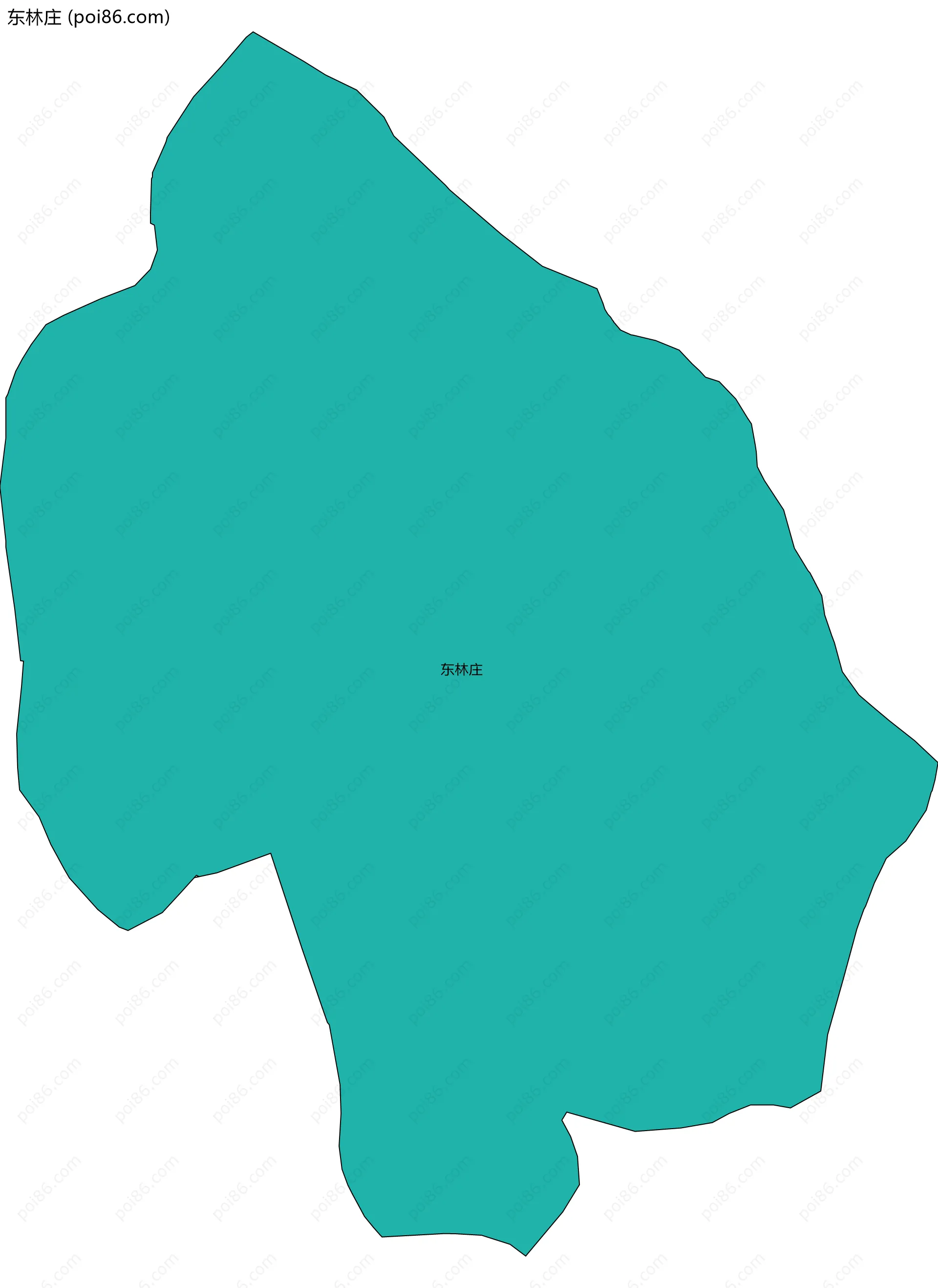 东林庄边界地图