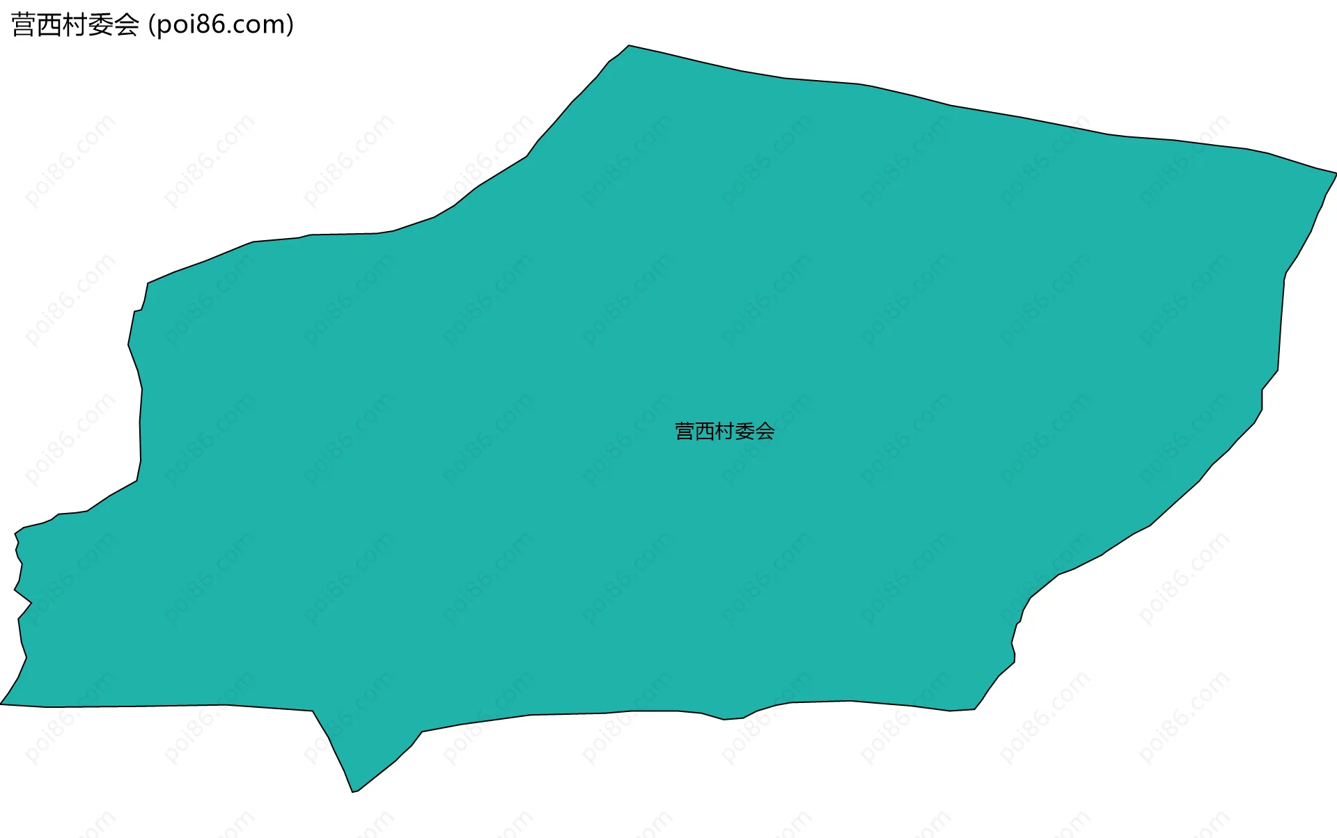 营西村委会边界地图