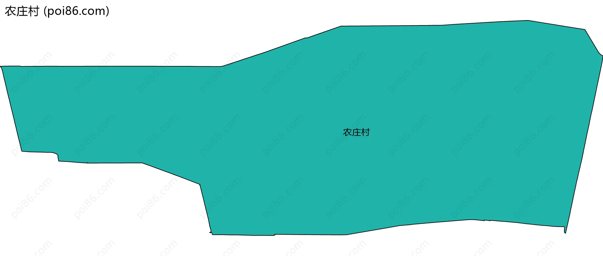 农庄村边界地图
