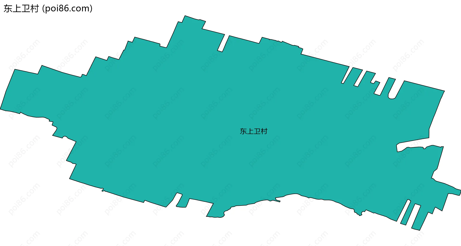 东上卫村边界地图