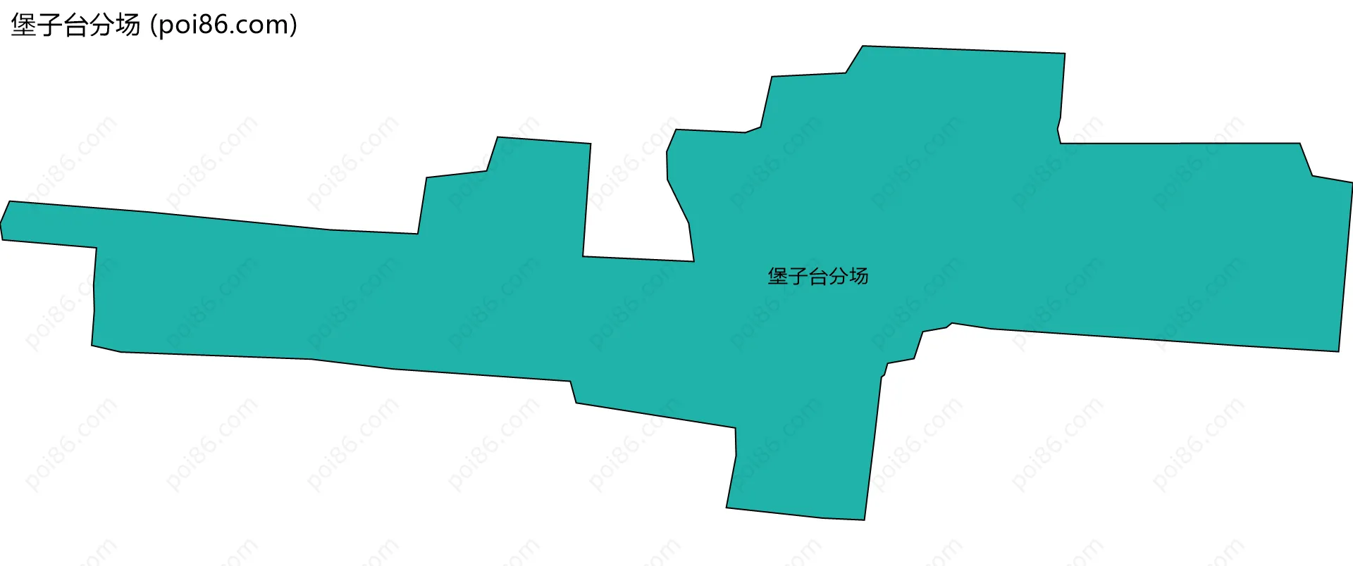堡子台分场边界地图