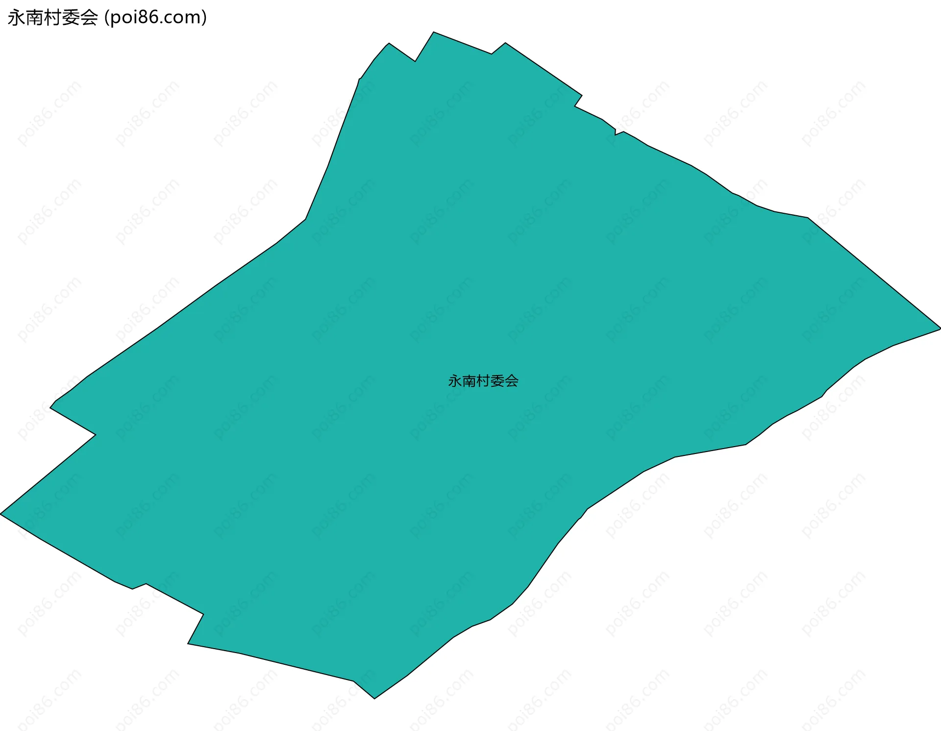 永南村委会边界地图
