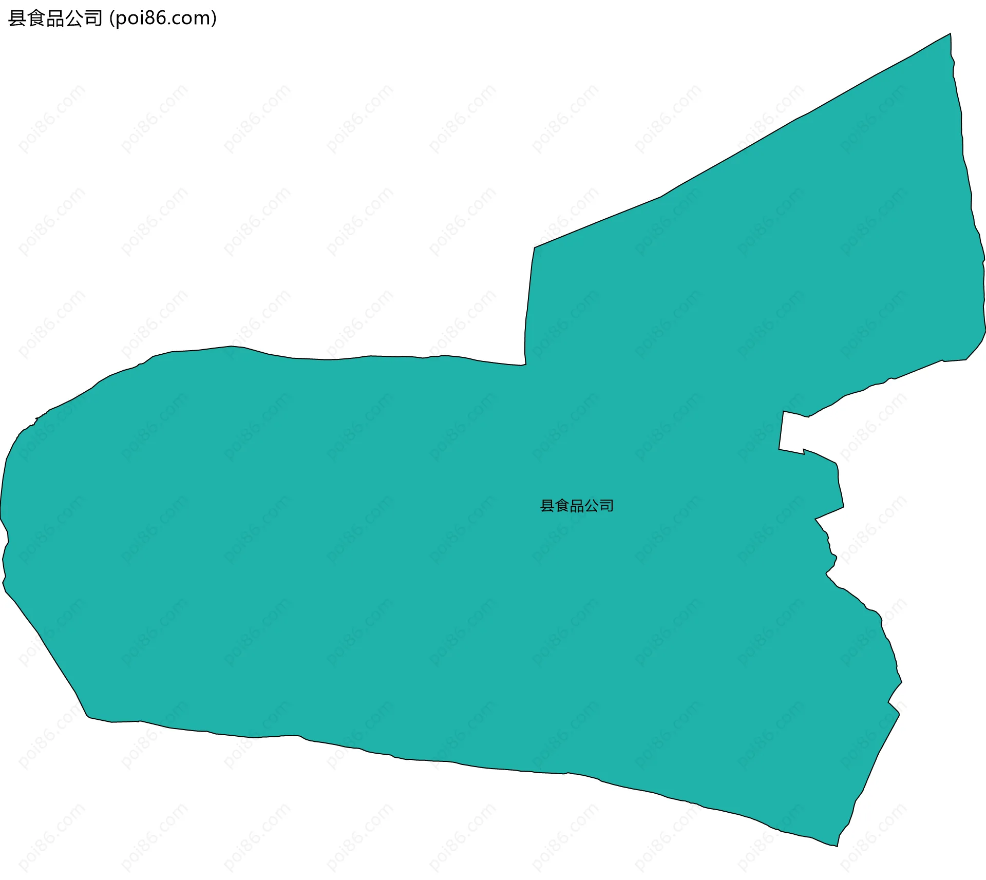 县食品公司边界地图